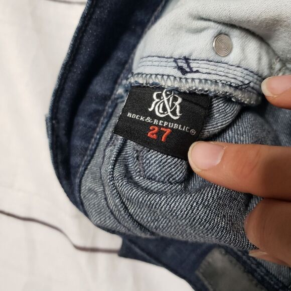 Rock and Republic R&R Stella size 27  35" INSEAM - Picture 3 of 7